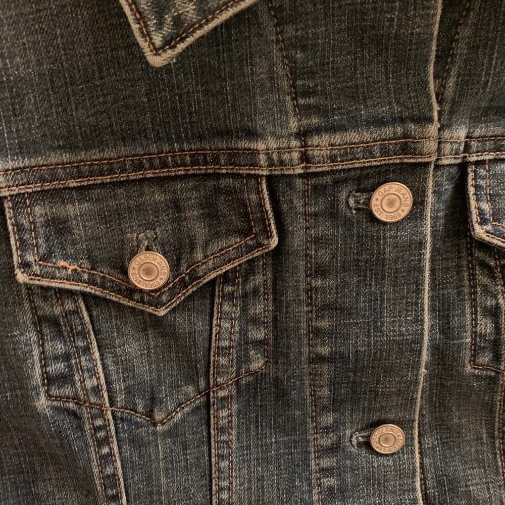 GAP Denim Stretch Jacket - Size Small - Picture 3 of 5